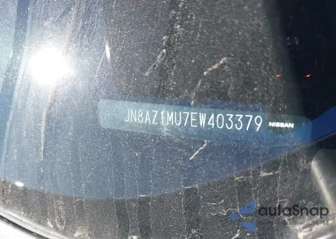 2014 Nissan Murano Le from USA, damaged, VIN JN8AZ1MU7EW403379